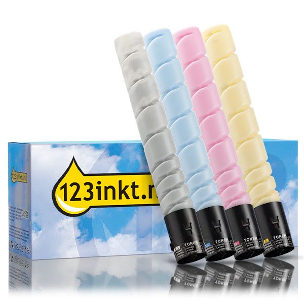 Προσφορά: Συμβατά Toner Lexmark 76C00K0/C0/M0/Y0 Black + 3 Colours (123ink) 4-pack 131963 - 1