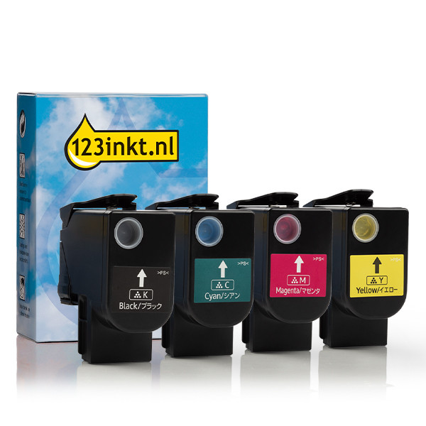 Προσφορά: Συμβατά Toner Lexmark C232HK0, C0, M0, Y0 Black + 3 Colour (123ink) 4-pack 119904 - 1