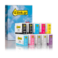Προσφορά: Συμβατό Μελάνι Epson T46S MBK/PBK/C/M/Y/LC/LM/GY/LGY/V 10-pack (123ink)