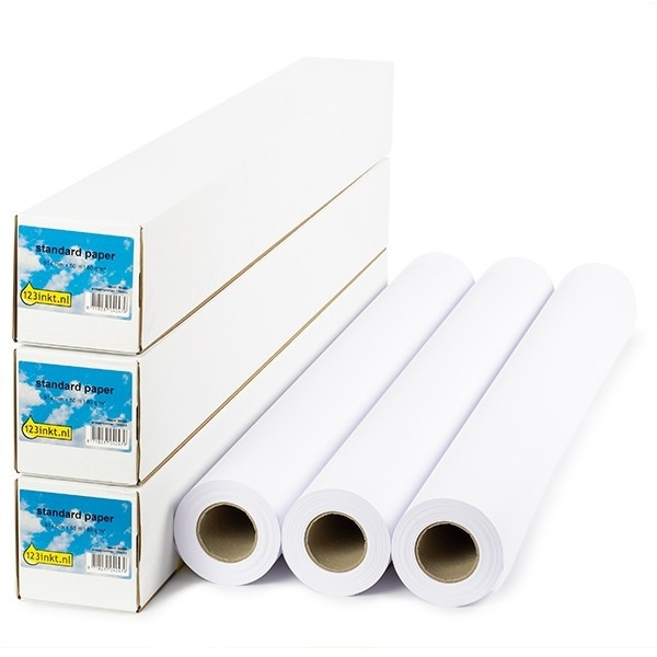 Προσφορά: 3x 123ink Standard ρολό χαρτιού 914 mm (36 ίντσες) x 50 m (80 γραμμάρια) 155085 - 1