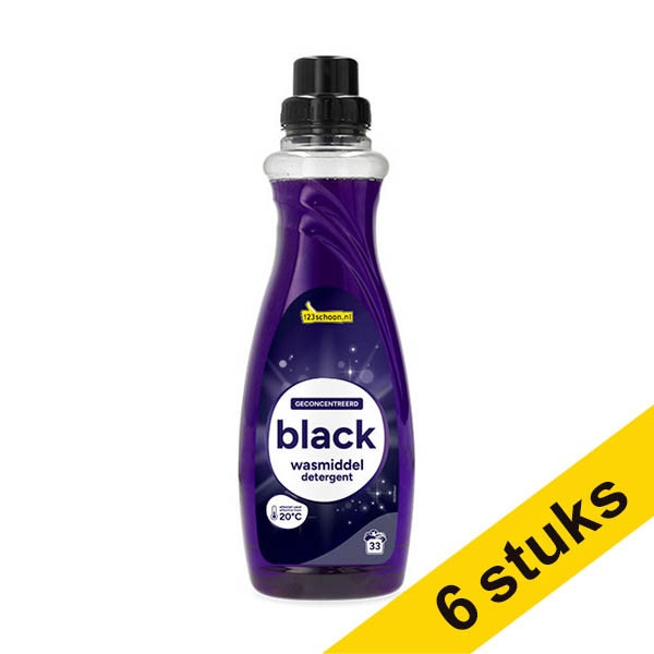Προσφορά: 6x Yγρό Aπορρυπαντικό Ρούχων 123ink Black 1 L (33 πλύσεις) SDR07355 - 1