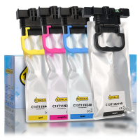 Προσφορά : Συμβατά Μελάνια Epson C13T11N Black + 3 Colours (123ink) 4-pack 110193