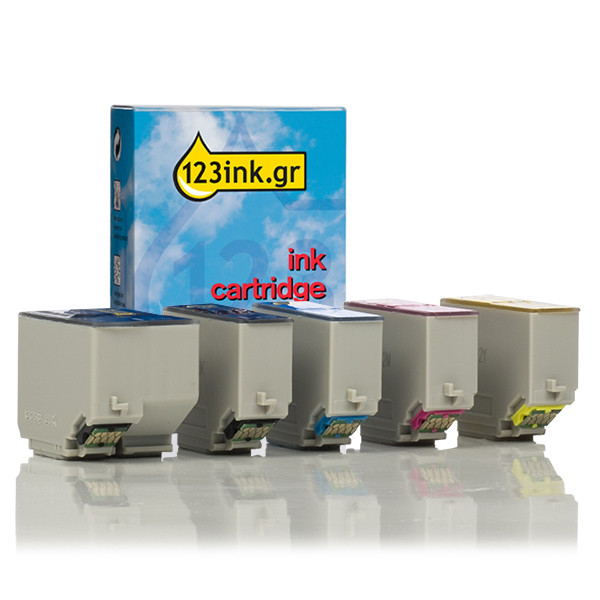 Προσφορά : Συμβατό Μελάνι Epson 202 (T02E7) BK/PBK/C/M/Y 5-pack (123ink) 127038 - 1