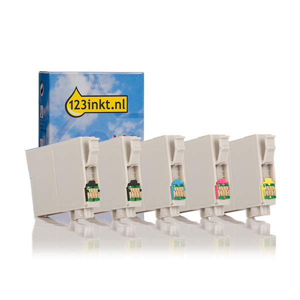 Προσφορά : Συμβατό Μελάνι Epson 603XL (T03A6)  2 Black + 3 Colours (123ink) 5-pack 160811 - 1