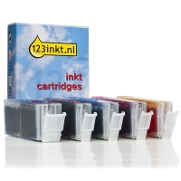 Προσφορά : Canon PGI-570PGBK XL / CLI-571XL: 2 Black + 3 colours 5-pack (123ink) 0318C001C 0331C001C 0332C001C 0333C001C 0334C001C 127135