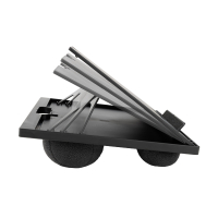 Ρυθμιζόμενη βάση φορητού υπολογιστή 123ink με μαξιλαράκι αγκαλιάς, μαύρη 302726