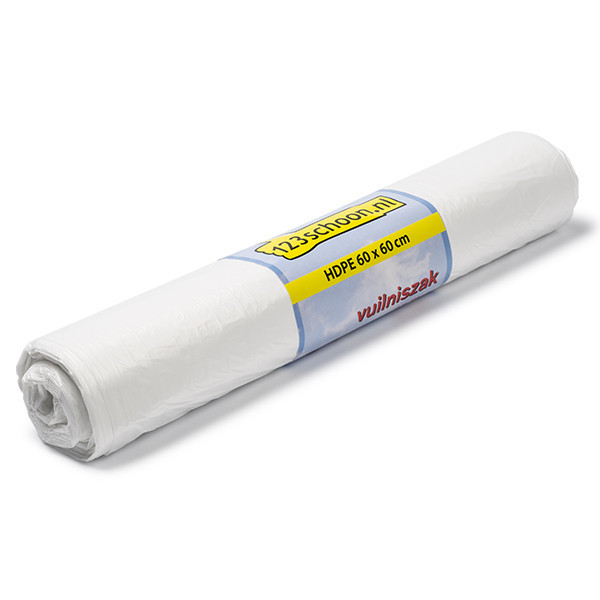 Σακούλες Απορριμμάτων με Κορδόνι 123ink, 35Lt White 50-pack  SDR06057 - 1