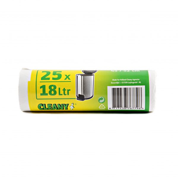 Σακούλες Απορριμμάτων 123ink 18Lt White 25-pack  SDR00513 - 1