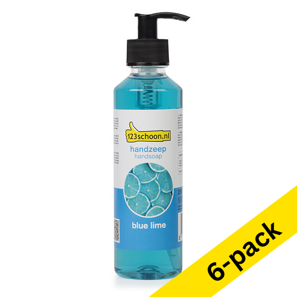 Σαπούνι Χεριών 123ink Eco Blue Lime, 250 ml 6-pack  SDR06205 - 1