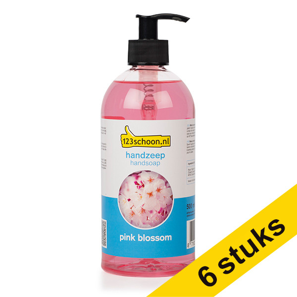 Σαπούνι Χεριών 123ink Eco Pink Blossom, 500ml 6-pack SDR06212 - 1
