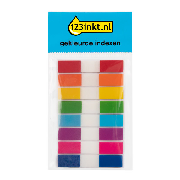 Σελιδοδείκτες 123ink 45 x 8 mm (8 x 20 τεμάχια) 300818 - 1