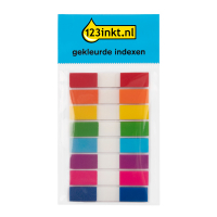 Σελιδοδείκτες 123ink 45 x 8 mm (8 x 20 τεμάχια) 300818