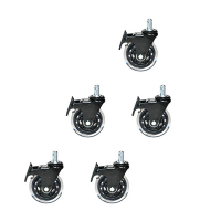 Σετ μαλακών ροδών για καρέκλα γραφείου 123ink (5 τεμάχια)