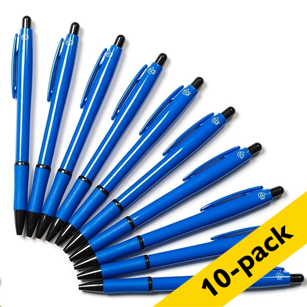Στυλό 123ink 10 τμχ Blue 400085 - 1