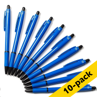 Στυλό 123ink 10 τμχ Blue 400085