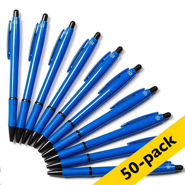 Στυλό 123ink  50 τμχ Blue 400087 - 1
