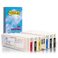 Συμβατά Μελάνια Epson T50M 2 Black + 4 Colours 6-pack (123ink) 024262