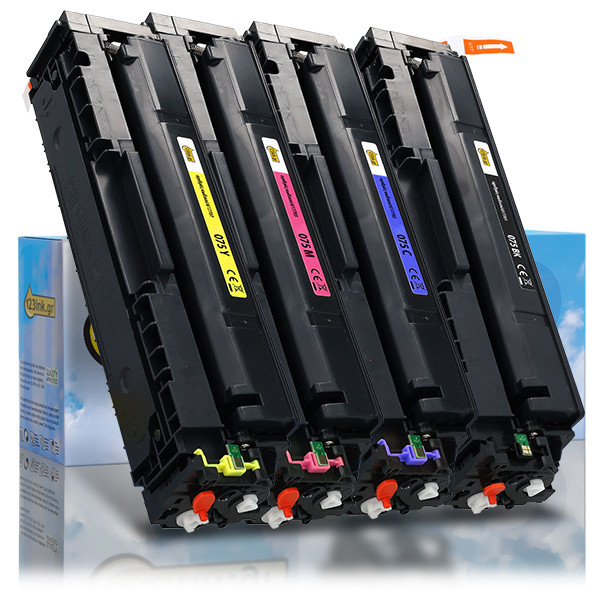 Συμβατά Toner Canon 075 BK/C/M/Y (123ink) 4-pack 132328 - 1
