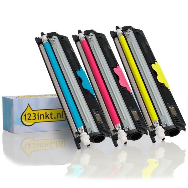 Συμβατά Toner Konica Minolta A0V30NH C/M/Y (123ink) 3-pack 130124 - 1