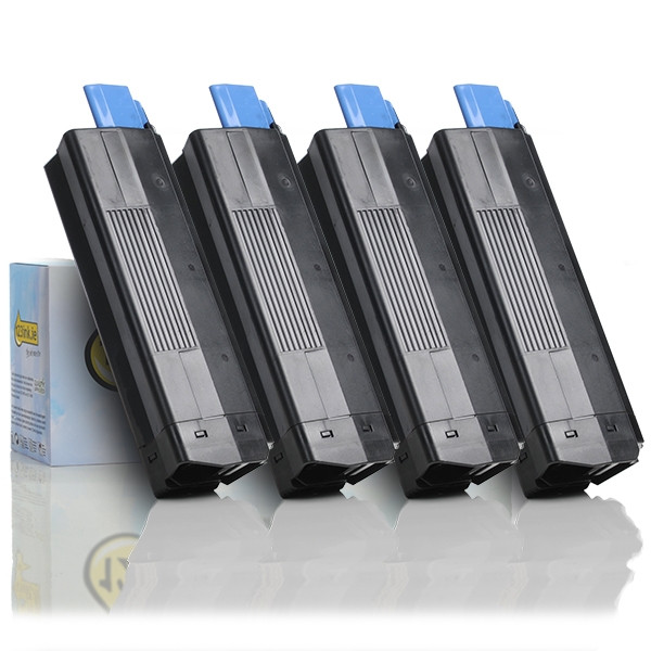 Συμβατά Toner OKI 42127408/07/06/05 BK/C/M/Y (123ink) 4-pack 130050 - 1