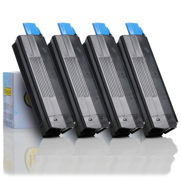 Συμβατά Toner OKI 42804540/39/38/37 BK/C/M/Y (123ink) 4-pack 130054 - 1