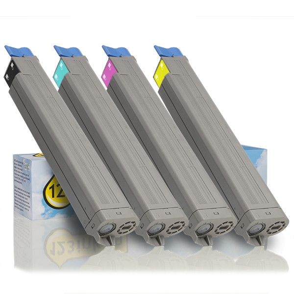 Συμβατά Toner OKI 42918916/15/14/13 BK/C/M/Y (123ink) 4-pack 130072 - 1