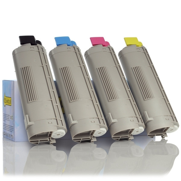 Συμβατά Toner OKI 44318608/07/06/05 BK/C/M/Y (123ink) 4-pack 130051 - 1