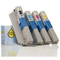 Συμβατά Toner OKI 44469804/44469724/23/22 BK/C/M/Y (123ink) 4-pack 130055