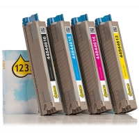 Συμβατά Toner OKI 44844616/15/14/13 BK/C/M/Y (123ink) 4-pack 130078