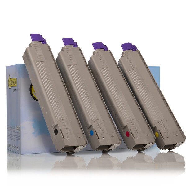 Συμβατά Toner OKI 46443104/03/02/01 BK/C/M/Y (123ink) 4-pack 130605 - 1