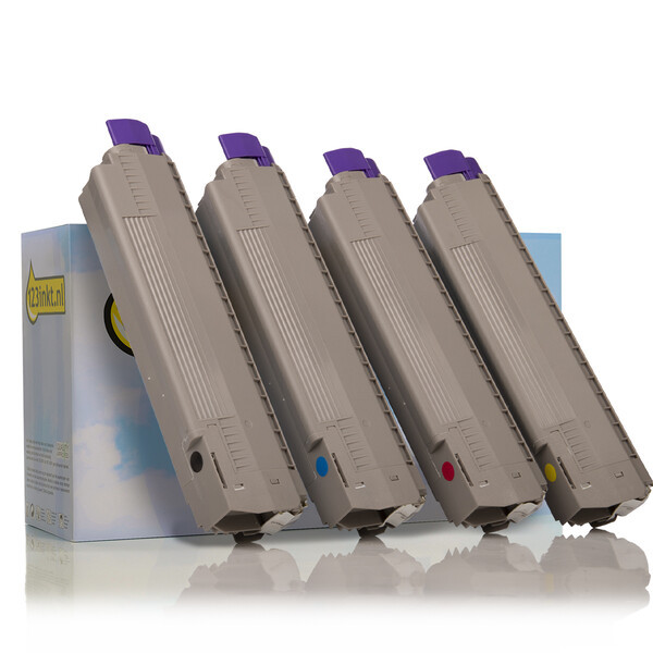 Συμβατά Toner OKI 46861308/07/06/05 BK/C/M/Y (123ink) 4-pack 130607 - 1