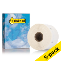 Συμβατές Ανθεκτικές Ετικέτες LW650 1933084 / 2112289 Πολλαπλών Χρήσεων (123ink) 5-pack 1933084C 650757