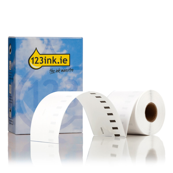 Συμβατές Ετικέτες Dymo Large Lever Arch Labels 190 x 59mm White (123ink) S0722480C 088515 - 1
