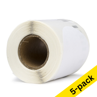 Συμβατές Ετικέτες LW650 S0719250 / 14681 CD / DVD (123ink) 5-pack S0719250C 650753