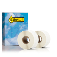 Συμβατές Ετικέτες LW650 S0722400 / 99012 Μεγάλου Πλάτους (123ink) 2-pack S0722400C 089185