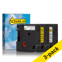 Συμβατές Πολυεστερικές Αυτοκόλλητες Ταινίες Dymo D1 7m x 9mm (123ink) 3-pack 089292