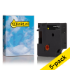 Συμβατή Ταινία Dymo 1805435 IND Rhino Vinyl 5,5m x 12mm White on Black (123ink) 5-pack 650607 - 1