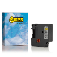 Συμβατή Ταινία Dymo 1805441 IND Rhino Permanent Polyester Βlack on Metallic 5.5m x 6mm (123ink) 088685