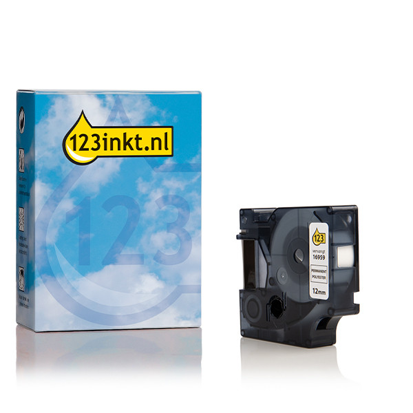 Συμβατή Ταινία Dymo S0718060 / 16959 Μόνιμη Πολυεστερική 5,5m x 12 mm ( 123ink) 088531 - 1