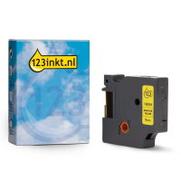 Συμβατή Ταινία Dymo S0718290 / 18054 IND Rhino 1,5m x 9mm Black on Yellow Heat -Shrink (123ink) 18054C 088707