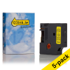 Συμβατή Ταινία Dymo S0718450 / 18432 IND Rhino Vinyl 5,5m x 12mm Black on Yellow (123ink) 5-pack 650584 - 1