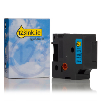 Συμβατή Ταινία Dymo S0720960 / 53716 Black on Blue 7m x 24 mm (123ink) 088429
