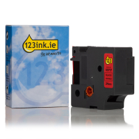 Συμβατή Ταινία Dymo S0720970 / 53717 Black on Red 7m x 24 mm (123ink) 088431