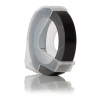 Συμβατή Ταινία Dymo S0898130 / 52010 3m x 9mm White on Black (123ink)