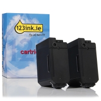 Συμβατό Μελάνι Canon BC-02 Black 2-pack (123ink) 010006
