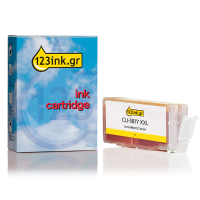 Συμβατό Μελάνι Canon CLI-581Y XXL Extra High Capacity Yellow (123ink)