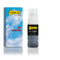 Συμβατό Μελάνι Canon GI-55BK Black (123ink)