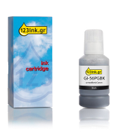 Συμβατό Μελάνι Canon GI-56PGBK Black (123ink)