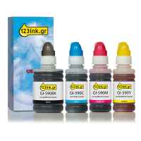 Συμβατό Μελάνι Canon GI-590 4-pack (123ink) 127161