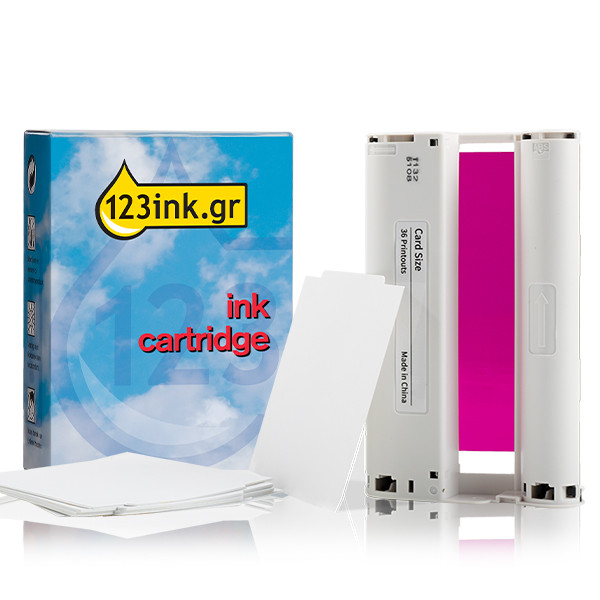Συμβατό Μελάνι Canon KC-36IP + Credit Card Format Paper (123ink) 018011 - 1